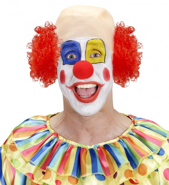 Rote Clowns Haare Mit Glatze