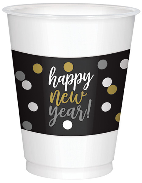 25 Happy New Year Becher 473ml