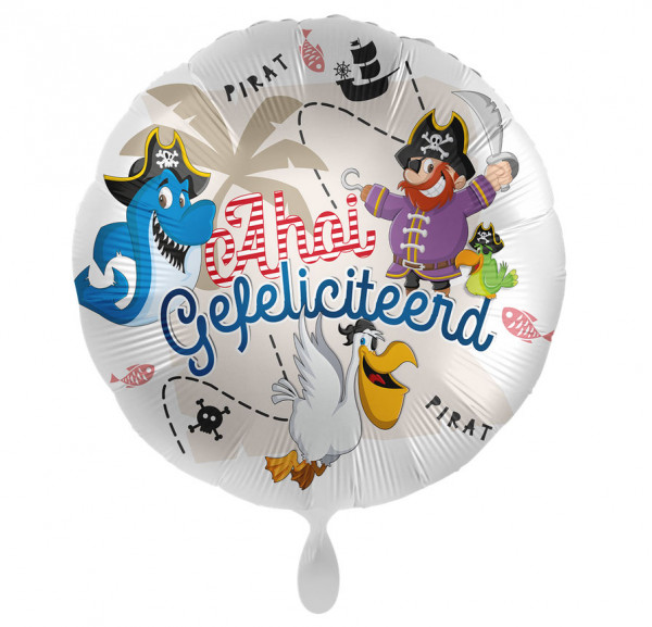 Pirate Birthday Folienballon NL 43cm