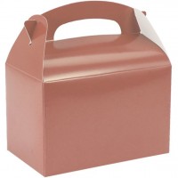 6 Geschenkboxen roségold 15cm