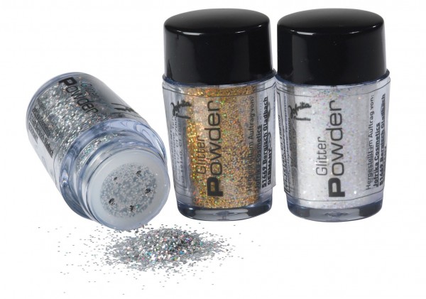 Glitzer Puder Make Up