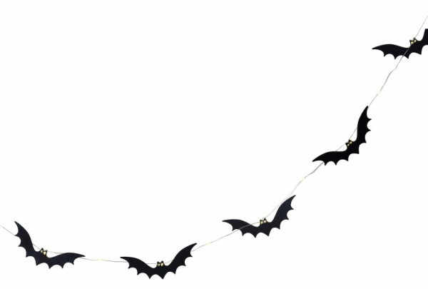 Leuchtende Fledermausaugen Lichterkette