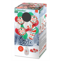 Merry Christmas Heliumflasche mit Ballons