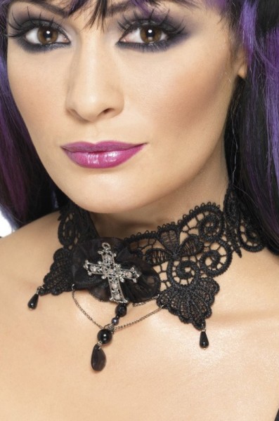 Halsband Choker Spitze Gothic
