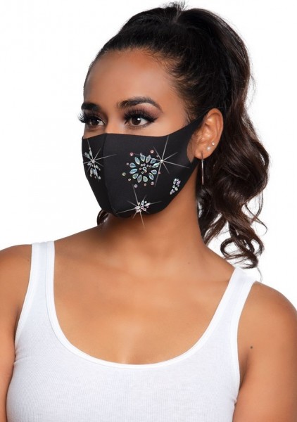 Mund-Nase-Maske Floral Deluxe