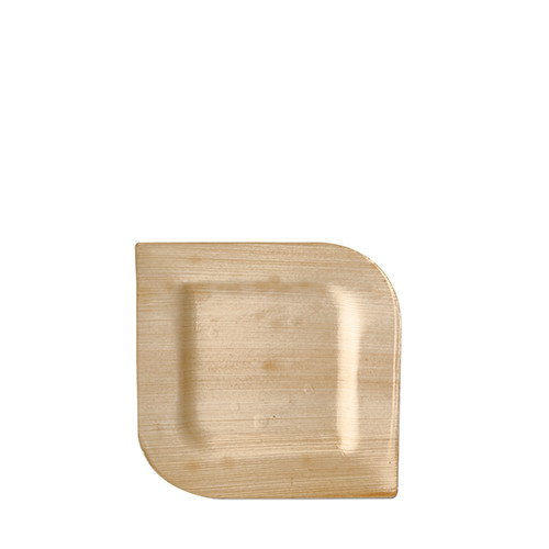 25 Palmblatt Teller Verdi eckig 15 x 15cm