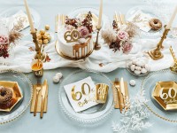 Vorschau: Glossy 60th Birthday Tortenkerze 7,5cm