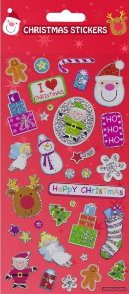 Ich liebe Weihnachten Sticker 11 x 24,5cm