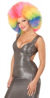 Regenbogen Afro Perücke