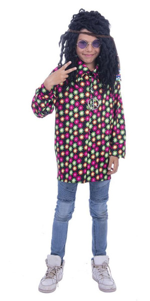 Hippie Shirt Davin Jungenkostüm