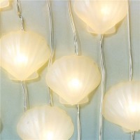 Muschel LED-Lichterkette 3m