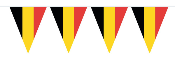 Belgien Kunststoff Wimpelkette 10m