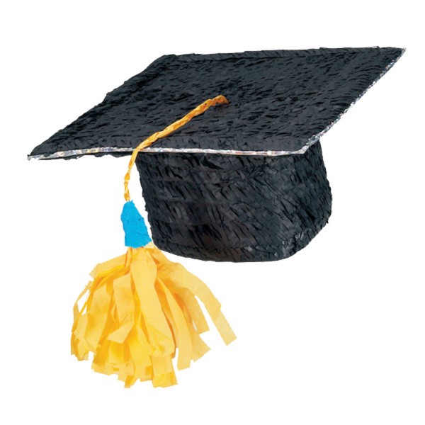 Abschlussfeier Absolventenhut Piñata
