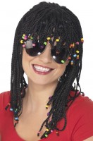Rasta-Perücke Mit Bunten Perlen