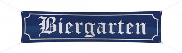 Biergarten Banner 1,8m x 40cm