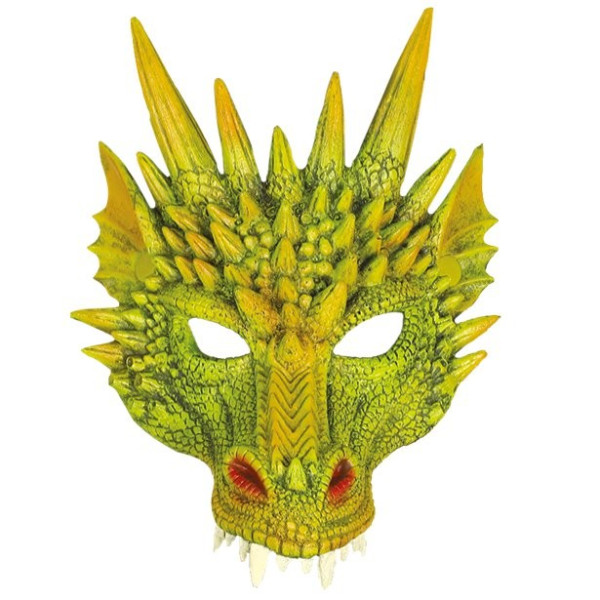 Drachen Halbmaske für Erwachsene