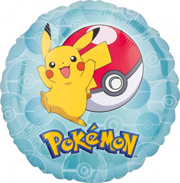 Folienballon Pokémon Happy Pikachu