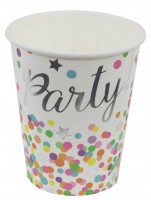 8 Party Knaller Pappbecher 250ml