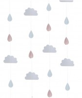 6 Hallo Welt Wolken Hänger 2m