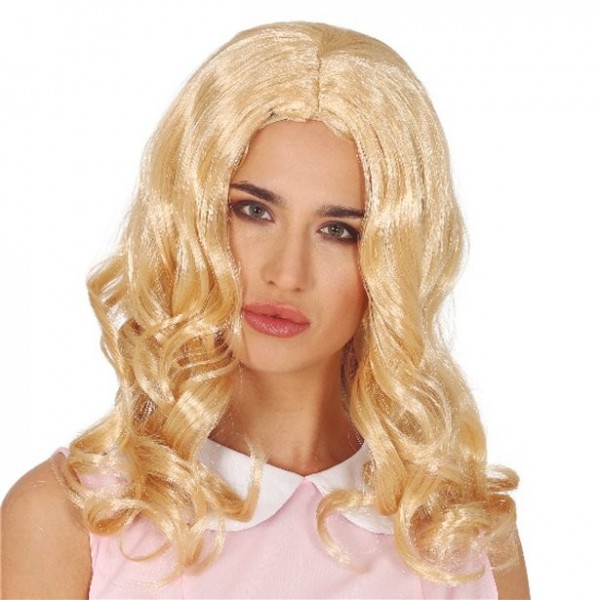 Blonde Locken Perücke Sally