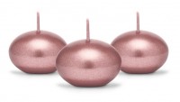 50 Schwimmkerzen Vienna roségold