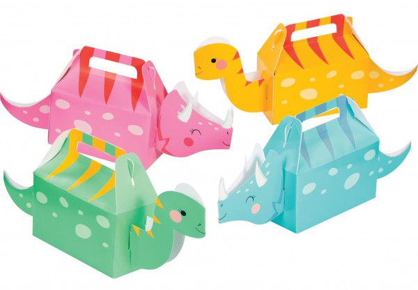 4 Dino Girls Geschenkboxen