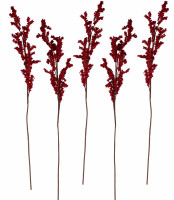 Vorschau: 5 Rote Beerenzweige 75cm