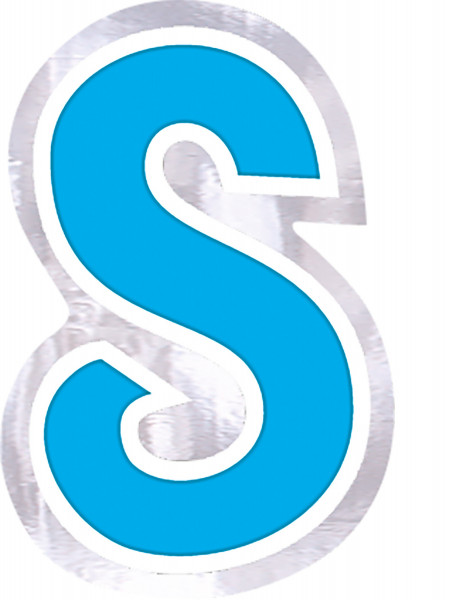 48 Ballonsticker Buchstabe S