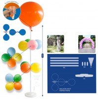 Vorschau: Ballonsäule 9-teilig