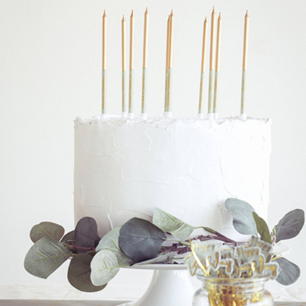 16 Golden Dawn Kerzen 12,5 cm 3