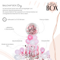 Vorschau: Balloha Geschenkbox DIY Welcome to the World, Baby Girl! XL