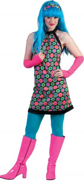 Funky Pop Disco Damenkostüm