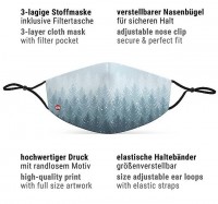 Vorschau: Winterwald Mund-Nase-Maske