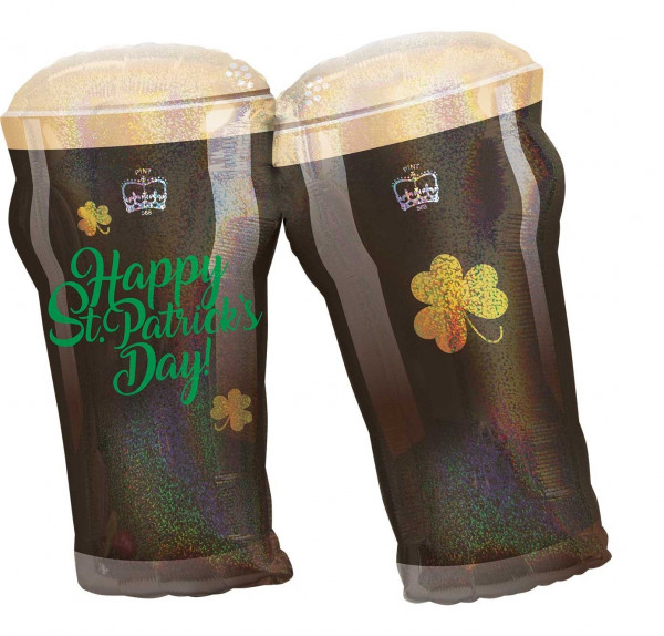 Prost St Patricks Day Bier Folienballon 66 x 71cm