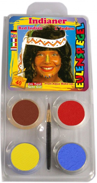 Indianer Schminkpalette 5-Teilig