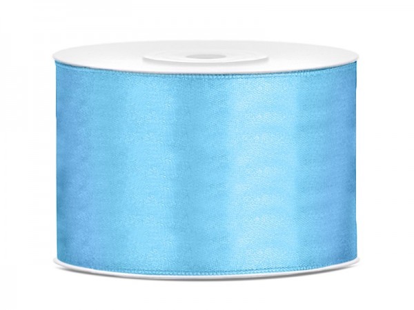 25m Satinband in Himmelblau