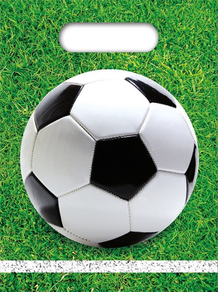 6 Fußball König Geschenktüten