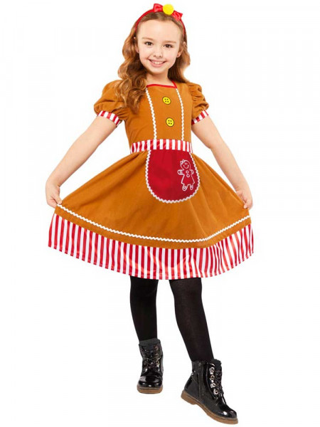 Lebkuchen Mädchen Kinderkostüm