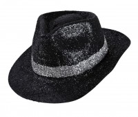 Glitzer Gangster Hut Unisex