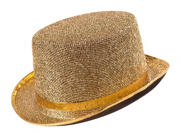 Glitzernder Partyhut Gold