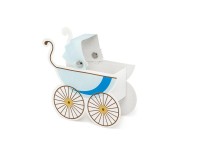10 blaue Babykarren Boxen 9,5 x 9,5 x 4cm