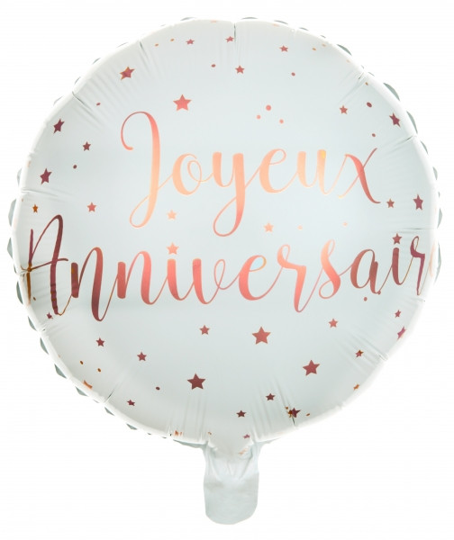 Joyeux Anniversaire Ballon roségold 45cm