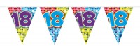 Groovy 18th Birthday Wimpelkette 6m