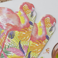 Vorschau: 20 Flamingo Beach Servietten 33cm