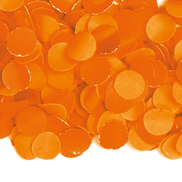 Papier-Konfetti in Orange 100g