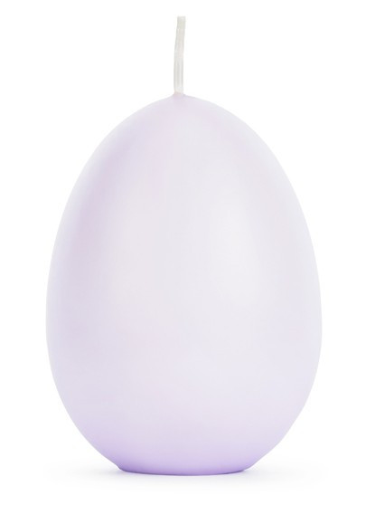 Lila Oster Brunch Ei Kerze 10cm