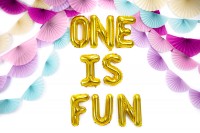 Folienballon E gold 35cm