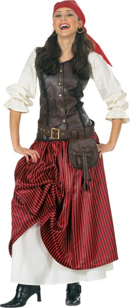 Piratin Paula Damenkostüm