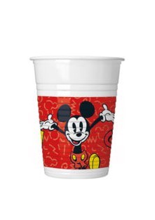 8 super coole Becher Micky Maus