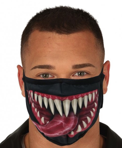 Mund Nasen Maske Monster
